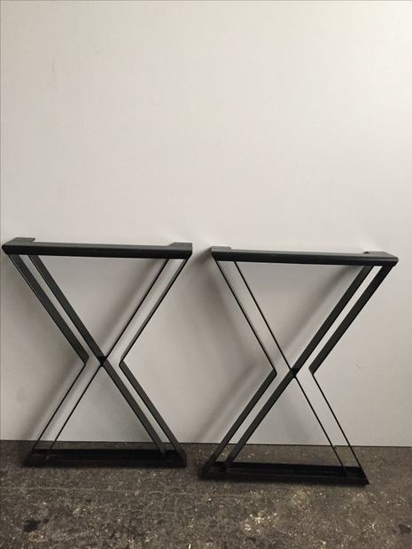 X Profilli Metal Masa Ayağı, Ferforje Masa Ayağı | Özbir Ferforje