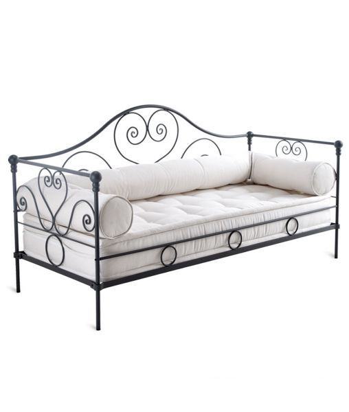 Kıvrım Motifli Ferforje Daybed, Ferforje Koltuk & Kanepe | Özbir Ferforje