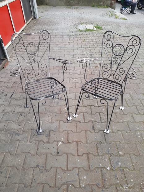 Klasik Ferforje Bahçe Sandalyesi, Ferforje Sandalye | Özbir Ferforje