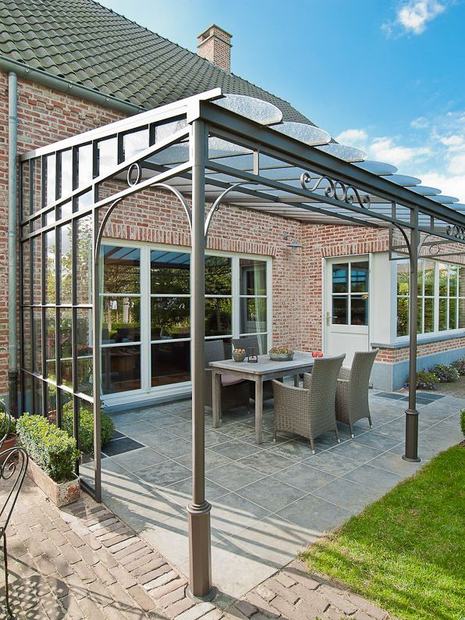 Cam Çatılı Kemerli Veranda, Pergola & Çardak | Özbir Ferforje