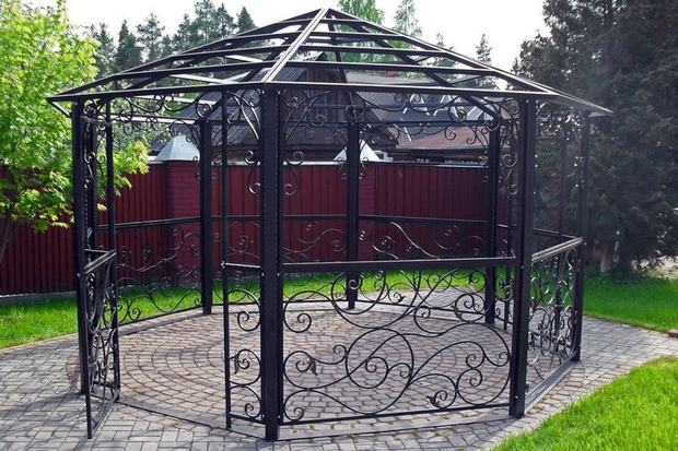 Altıgen Ferforje Kameriye, Pergola & Çardak | Özbir Ferforje